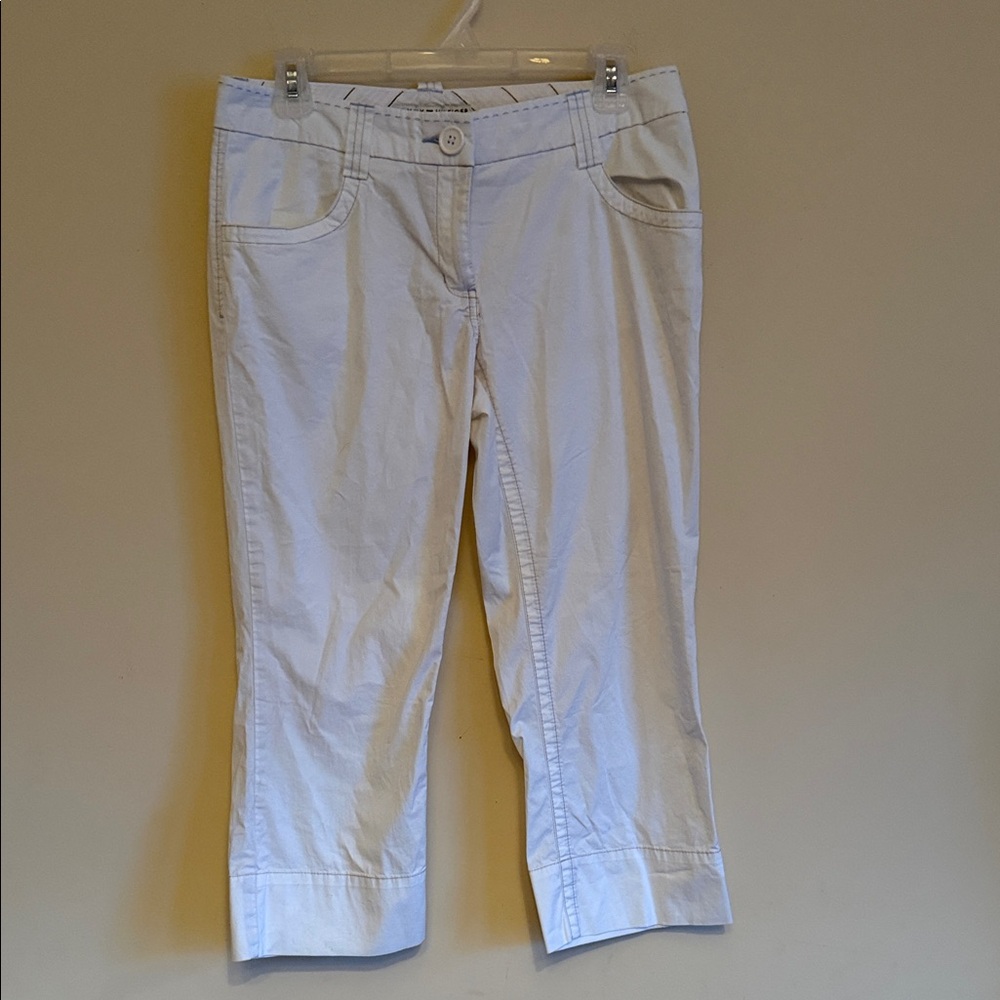 Tommy Hilfiger Women's creamy white Capris Sz 6‎